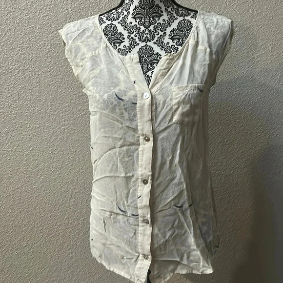 QSW Sheer vintage vest (quick silver) xs/tp - Picture 1 of 5